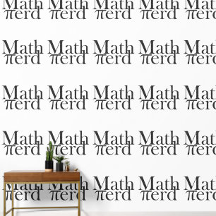 Papier Peint Funny Pi Math Enseignant en Sciences Nerd Noir et