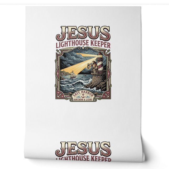 Papier Peint Garde-phare Jésus Garde-phare Jésus Ch (Déroulement)