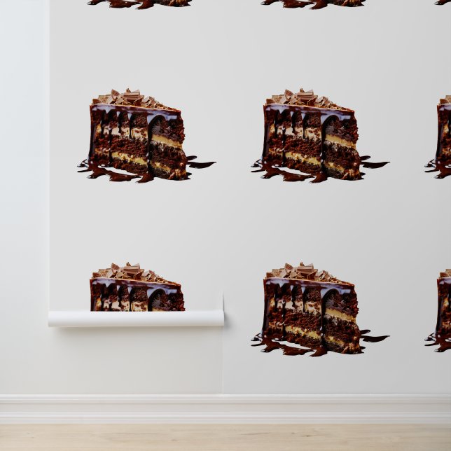 Papier Peint Gâteau au chocolat multi-couches indulgent de Slip (Application)