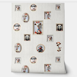 Papier Peint Giggly Giraffe Garden