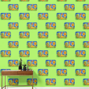 Papier Peint Giraffe Art by Kids