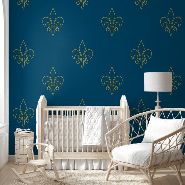 Papier Peint Golden Lily - luxe royal 1a (Enfants)