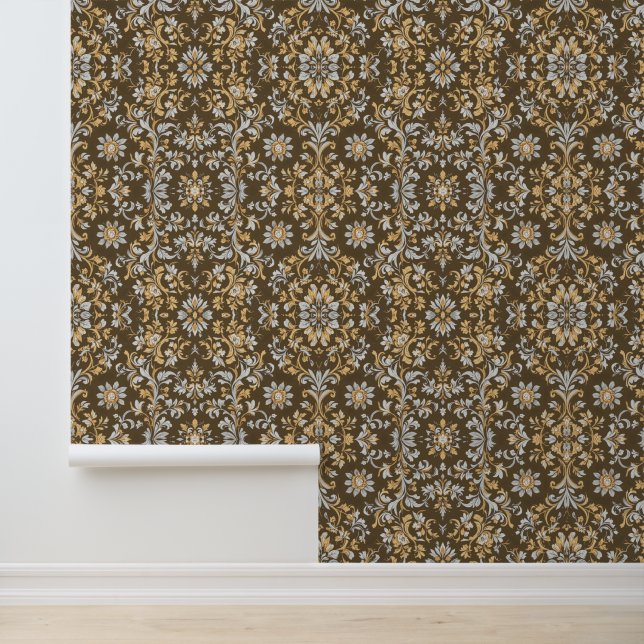 Papier Peint Golden Petal Reverie (Application)