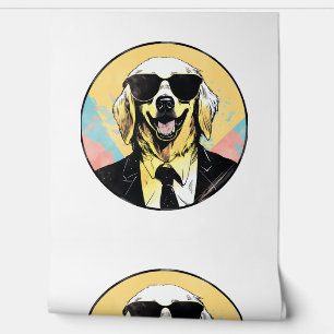 Papier Peint Golden Retriever Chien d'affaires