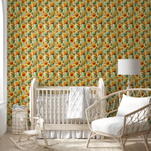 Papier Peint Golden Zinnia
