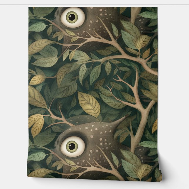 Papier Peint Googly Eyed Garden Botanical (Déroulement)