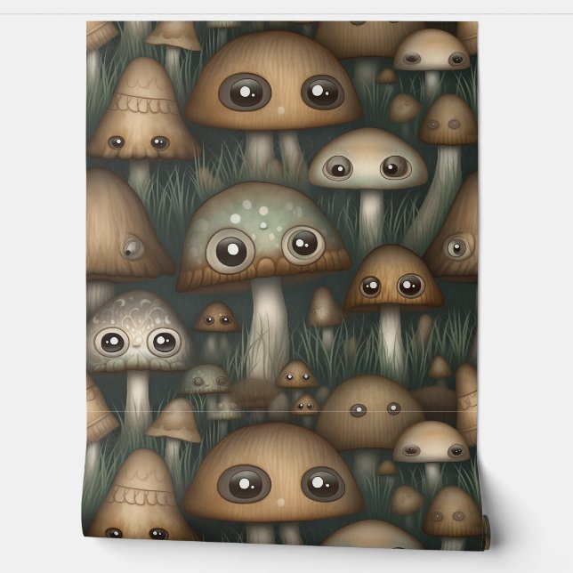 Papier Peint Googly Eyed Garden Botanical (Déroulement)