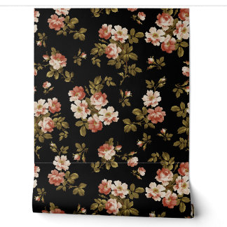 Papier Peint Grand millénaire Botanique Rose Jardin d'été 1