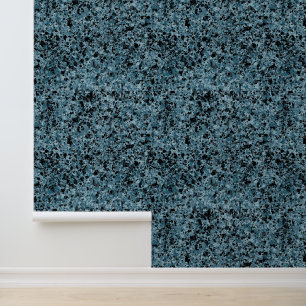 Papier Peint Granite de texture noire bleue