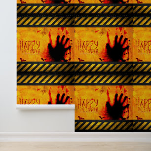 Papier Peint graphisme de SlipperyJoe's Happy Halloween déchiqu