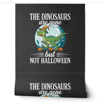 Papier Peint Graphisme de sorcière d'Halloween de dinosaure drô