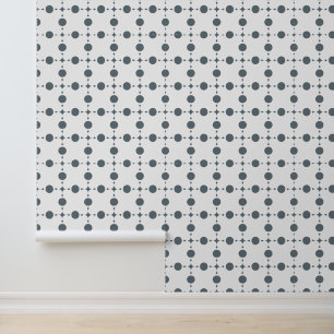Papier Peint Gray Polka Dots, Polka Dot Pattern, Dots