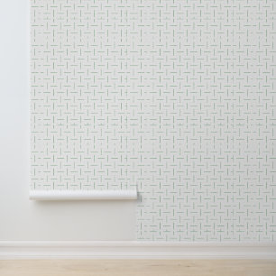 Papier Peint Grille géométrique minimaliste : une grille simple