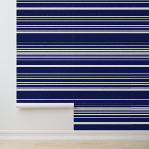 Papier Peint Grilles complexes - Bleu