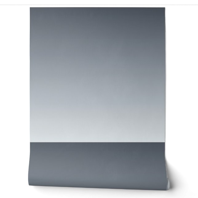 Papier Peint Gris argenté profond à tons clairs (Déroulement)