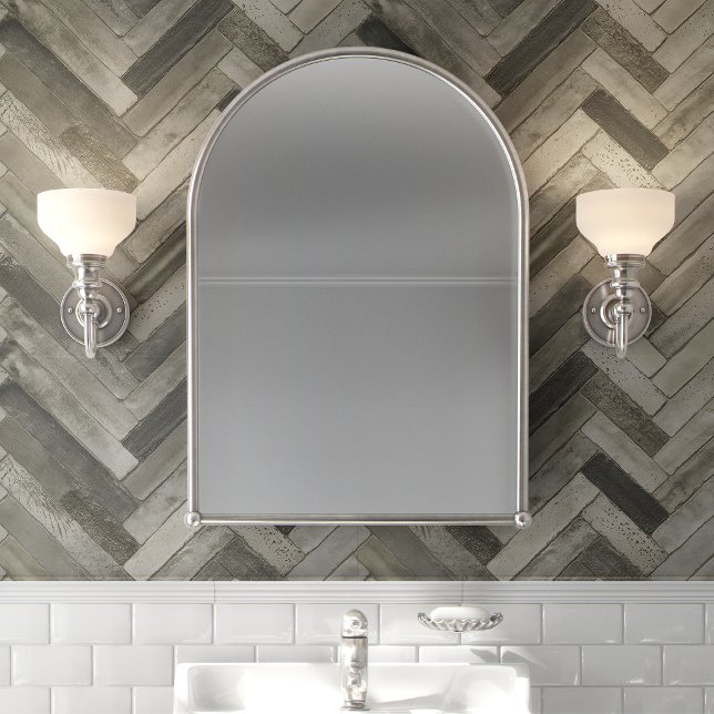 Papier Peint Gris Chevrons Herringbone Industriel (Créateur téléchargé)