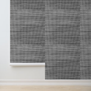Papier Peint Gris Tricoté Faux