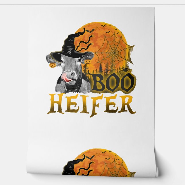 Papier Peint Halloween de la vache (Déroulement)