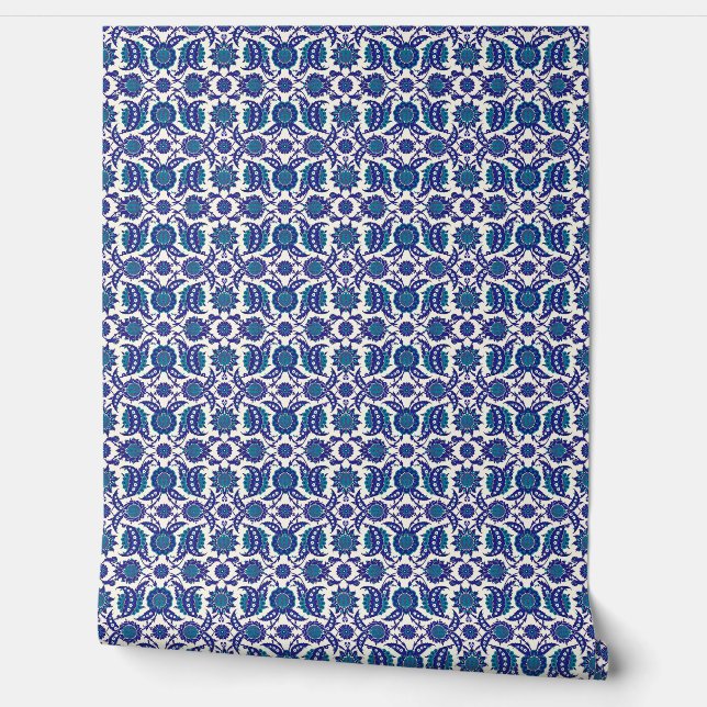 Papier Peint Harem du Sultan Carreau d'Iznik (Déroulement)