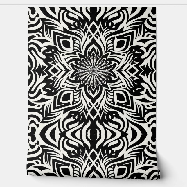 Papier Peint Harmonie B&W (Déroulement)