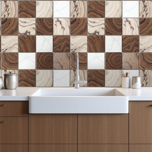 Papier Peint Harmonie en bois de marbre (Créateur téléchargé)