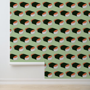 Papier Peint Hawaiian Musubi Sushi Motif alimentaire