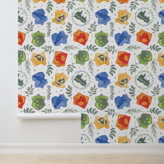 Papier Peint Herbologie Magique Motif Maisons HOGWARTS™