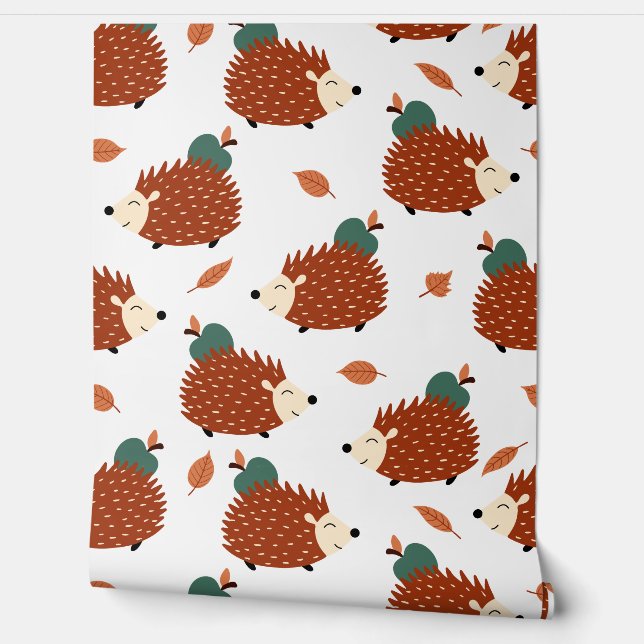 Papier peint Hérisson (Déroulement)