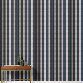 Papier Peint Heritage Luxe No. 3 (Indigo + Earth) Luxury