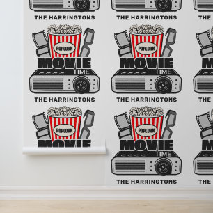 Papier Peint Heure du film de nom personnalisé