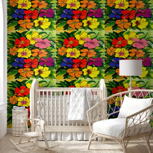 Papier Peint Hibiscus (Enfants)