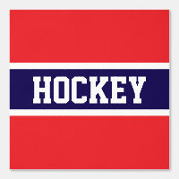 HOCKEY Athlète Bright Rouge Blanc Marine Bleu Stri