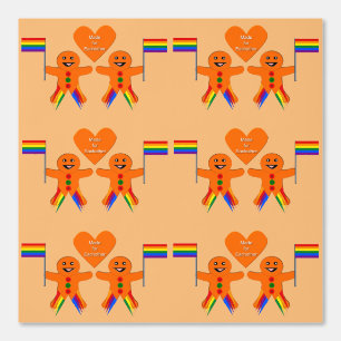 Papier Peint Hommes gays Noël Gingpain Couple