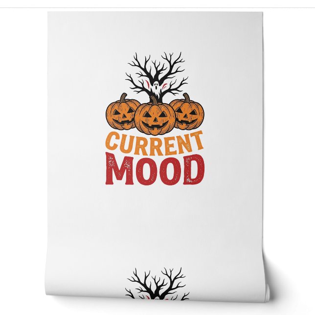 Papier Peint Humeur actuelle Halloween Citrouille Conception de (Déroulement)