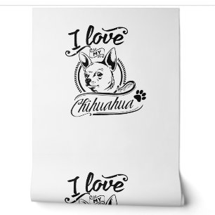 Papier Peint I Love My Chihuahua - animal mignon animal animal
