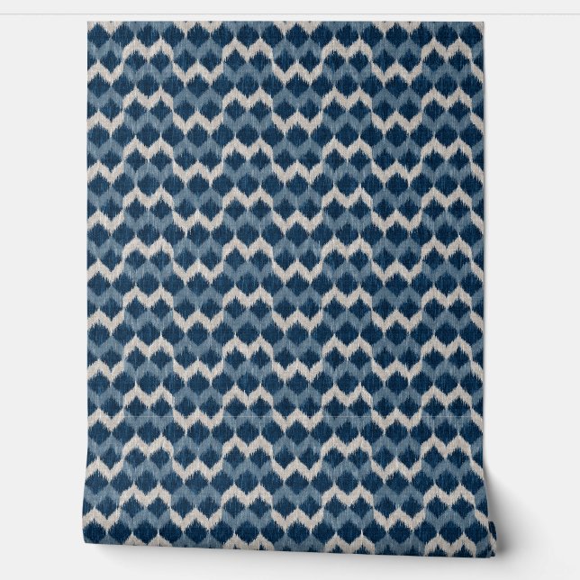 Papier peint Ikat Wave (Déroulement)
