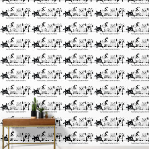 Papier Peint Illustration de jeux de texte personnalisés