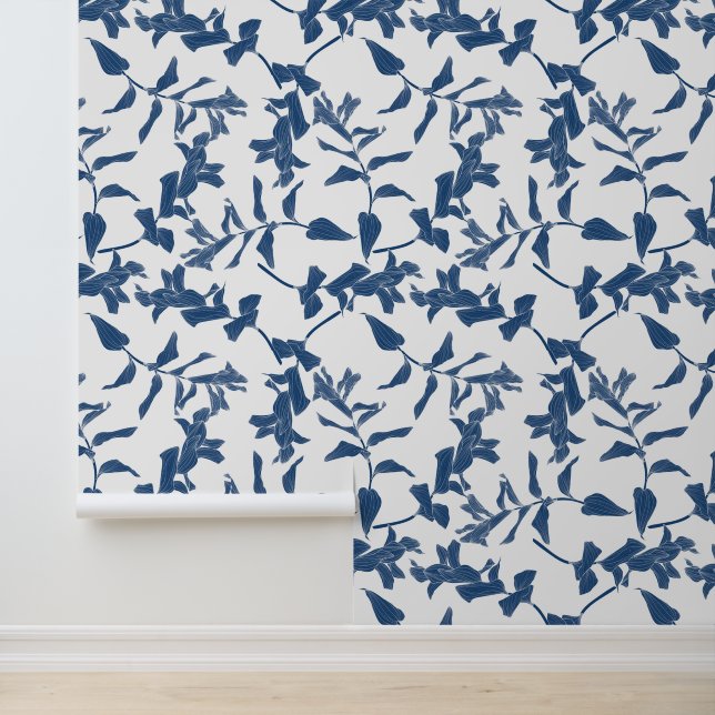 Papier Peint Illustration de la ligne tropicale exotique. (Application)