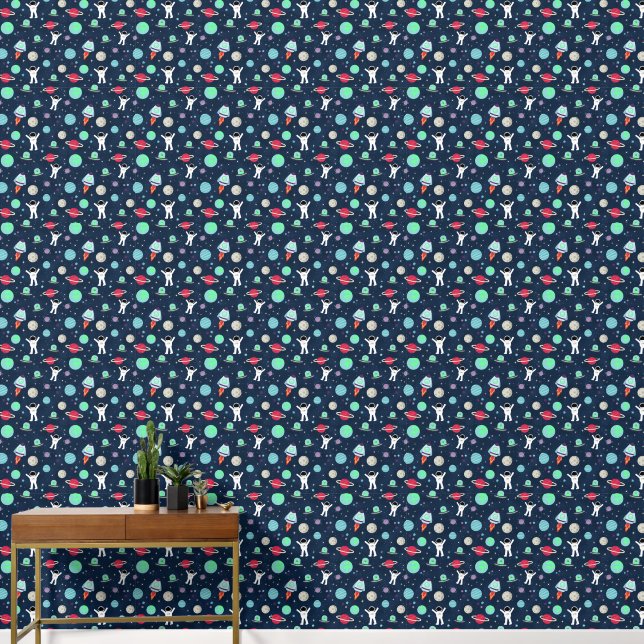 Papier Peint Illustration de motif spatial (Couloir)