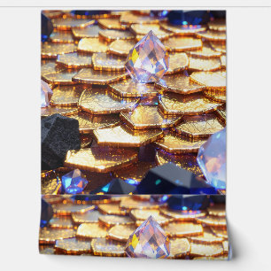 Papier Peint Imaginaire de luxe Gemstone Abstrait