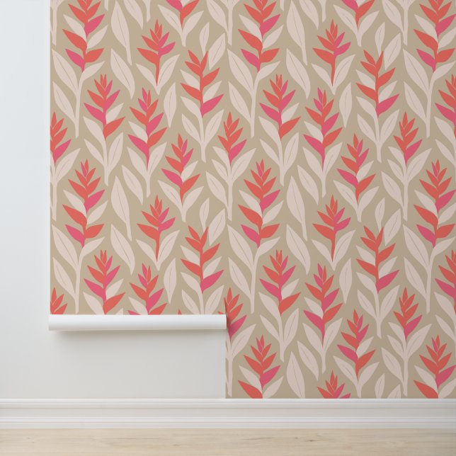 Papier Peint Impression aloha tropicale (Application)