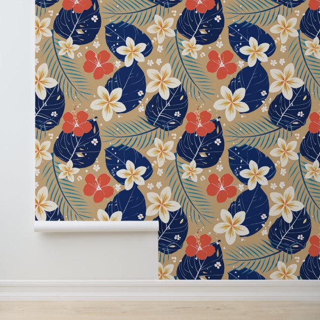 Papier Peint Impression d'aloha tropicale (Application)