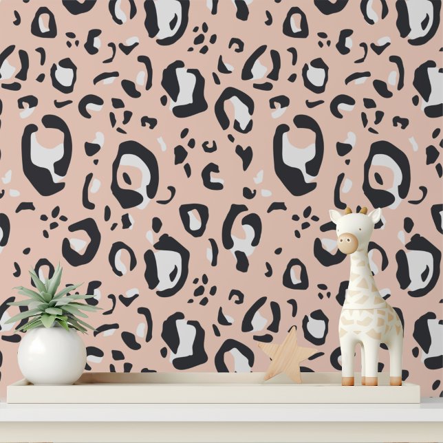 Papier Peint Impression léopard pêche moderne (Créateur téléchargé)