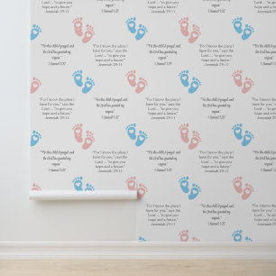 Papier Peint IMPRIMANTES DE BÉBÉ Bible chrétienne Verse Nursery