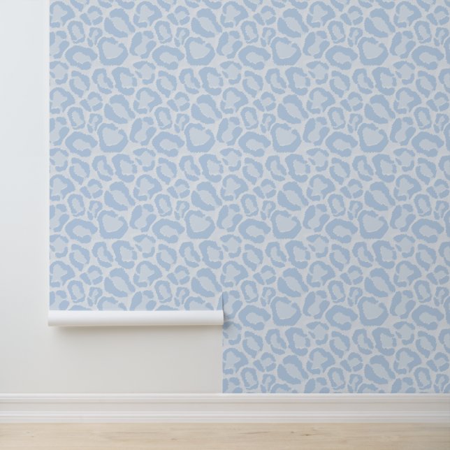 Papier Peint Imprimé léopard bleu glace (Application)