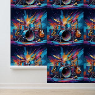 Papier Peint Instruments de musique