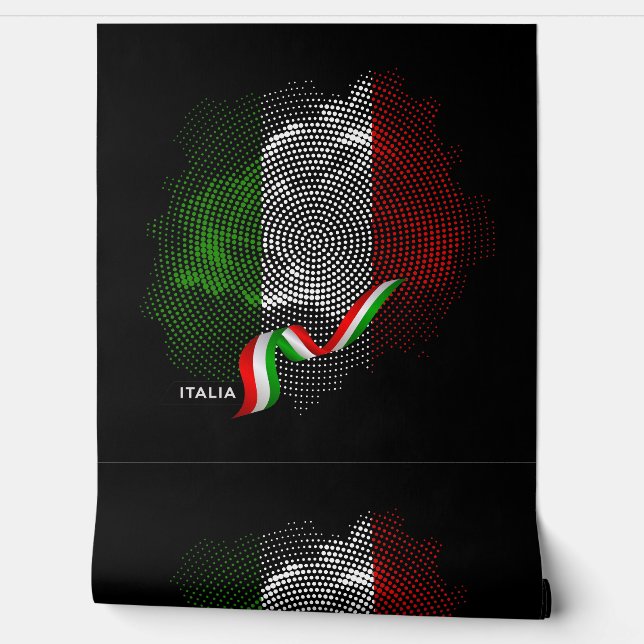 Papier Peint Italian flag (Déroulement)