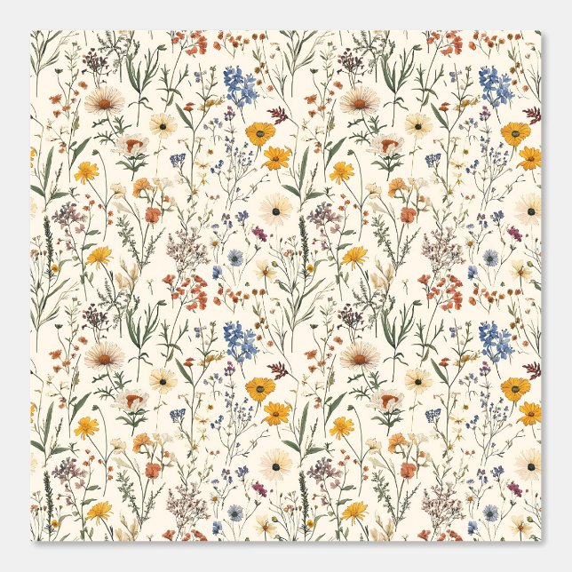 Papier Peint Jardin de fleurs sauvages (Recto)