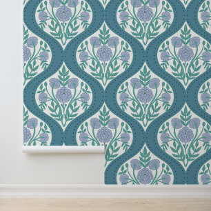 Papier Peint Jardin de moghole Turquoise et périphérique