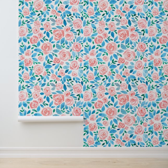Papier Peint Jardin de roses 2 (Application)